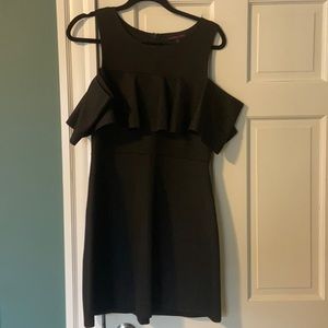 Material Girl Cold Shoulder Mini Dress